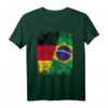 Brasilien Deutschland Flagge T-Shirt für Damen, Herren & Kinder - Klassisch geschnitten, doppelt genähter Saum