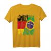 Brasilien Deutschland Flagge T-Shirt für Damen, Herren & Kinder - Klassisch geschnitten, doppelt genähter Saum