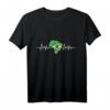 Brasilien Flagge Herzschlag T-Shirt – Perfektes Geschenk für Brasilien-Fans zu Weihnachten & Geburtstag