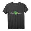 Brasilien Flagge Herzschlag T-Shirt – Perfektes Geschenk für Brasilien-Fans zu Weihnachten & Geburtstag