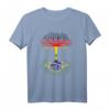 Deutschland - Brasilien T-Shirt mit Flagge und Wurzeln – Perfektes Geschenk für Doppelstaatsbürger und Brasilianer in Deutschland