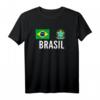 Brasilien Fußball Fan T-Shirt Trikot – Klassisch geschnitten, doppelt genähter Saum für echte Supporter