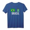 Brasilien Fußball Fan T-Shirt Trikot – Klassisch geschnitten, doppelt genähter Saum für echte Supporter