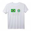 Brasilien Fußball Fan T-Shirt Trikot – Klassisch geschnitten, doppelt genähter Saum für echte Supporter