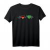 Deutschland Brasilien Herzschlag T-Shirt – Stolz auf brasilianische Herkunft in Deutschland, Fan-Shirt für Brasilianer