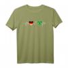 Deutschland Brasilien Herzschlag T-Shirt – Stolz auf brasilianische Herkunft in Deutschland, Fan-Shirt für Brasilianer