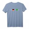 Deutschland Brasilien Herzschlag T-Shirt – Stolz auf brasilianische Herkunft in Deutschland, Fan-Shirt für Brasilianer