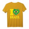 I Heart Brasilien-Flagge T-Shirt - Stylisches City Outfit für Brasilien-Liebhaber & Supporter, Perfekt als Geschenk