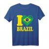 I Heart Brasilien-Flagge T-Shirt - Stylisches City Outfit für Brasilien-Liebhaber & Supporter, Perfekt als Geschenk