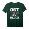Cooles Ostblock Fußball DDR Osten Ossi Design - Lustiges Ostdeutschland T-Shirt für Fußballfans, Sachsen & Ostdeutsche als Geschenk