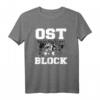 Cooles Ostblock Fußball DDR Osten Ossi Design - Lustiges Ostdeutschland T-Shirt für Fußballfans, Sachsen & Ostdeutsche als Geschenk