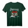 Österreich Berge und Fahne Adler Wappen Herren Damen Kinder T-Shirt - Heimatverbundenes Vintage Design, Geschenkidee für Fans & Patrioten