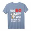 Herren T-Shirt zum 50. Geburtstag - Lustiges Geschenk 'Vor 50 Jahren war ich mal der Schnellste' für Männer, Papa, Opa & Ehemann