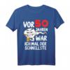 Herren T-Shirt zum 50. Geburtstag - Lustiges Geschenk 'Vor 50 Jahren war ich mal der Schnellste' für Männer, Papa, Opa & Ehemann