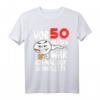 Herren T-Shirt zum 50. Geburtstag - Lustiges Geschenk 'Vor 50 Jahren war ich mal der Schnellste' für Männer, Papa, Opa & Ehemann