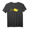 Zitrone Zitrusfrucht Herzschlag EKG Vegan T-Shirt – Perfektes Geschenk für Obstliebhaber, Veganer & Vegetarier zu Weihnachten, Geburtstag & Feierlichkeiten