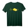 Zitrone Zitrusfrucht Herzschlag EKG Vegan T-Shirt – Perfektes Geschenk für Obstliebhaber, Veganer & Vegetarier zu Weihnachten, Geburtstag & Feierlichkeiten