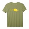Zitrone Zitrusfrucht Herzschlag EKG Vegan T-Shirt – Perfektes Geschenk für Obstliebhaber, Veganer & Vegetarier zu Weihnachten, Geburtstag & Feierlichkeiten