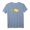 Zitrone Zitrusfrucht Herzschlag EKG Vegan T-Shirt – Perfektes Geschenk für Obstliebhaber, Veganer & Vegetarier zu Weihnachten, Geburtstag & Feierlichkeiten