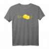 Zitrone Zitrusfrucht Herzschlag EKG Vegan T-Shirt – Perfektes Geschenk für Obstliebhaber, Veganer & Vegetarier zu Weihnachten, Geburtstag & Feierlichkeiten