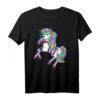 BDSM Einhorn Lustiges Seil Bondage Cartoon T-Shirt – Humorvolles Fetisch-Design für BDSM-Fans