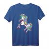 BDSM Einhorn Lustiges Seil Bondage Cartoon T-Shirt – Humorvolles Fetisch-Design für BDSM-Fans