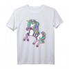 BDSM Einhorn Lustiges Seil Bondage Cartoon T-Shirt – Humorvolles Fetisch-Design für BDSM-Fans