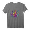 Buntes Hanfblatt T-Shirt – Geschenkidee für Kiffer, Marihuana-Fans, CBD Nutzer und Hanf-Liebhaber