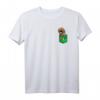 Marvel Comic Groot Left Chest Pocket Graphic T-Shirt - Offiziell Lizenzierte Marvel Kleidung für Fans