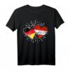 Deutschland Österreich Freundschaft Herz Flagge T-Shirt – Geschenk für Paare, Familie & Freunde zum Österreich- oder Deutschlandfest