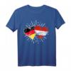 Deutschland Österreich Freundschaft Herz Flagge T-Shirt – Geschenk für Paare, Familie & Freunde zum Österreich- oder Deutschlandfest