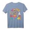 All You Need is Love Peace Sign Tie Dye Hippie Retro T-Shirt – Buntes 60s & 70s Style für Erwachsene und Kinder, Perfekt als Geschenk