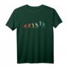 Gitarrist Mit Gitarre Evolution T-Shirt - Buntes Design für Musiker und Gitarristen, Perfekt für Musikliebhaber