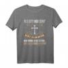Als Gott mich schuf grinste er Spruch T-Shirt – Witziges Ironie & Sarkasmus Geschenk für Freunde & Kollegen