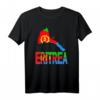 Ich liebe Eritrea Flagge in Eritrea Karte T-Shirt – Stolz auf Eritrea, Unabhängigkeitstag & Geschenkidee