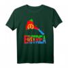 Ich liebe Eritrea Flagge in Eritrea Karte T-Shirt – Stolz auf Eritrea, Unabhängigkeitstag & Geschenkidee