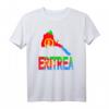 Ich liebe Eritrea Flagge in Eritrea Karte T-Shirt – Stolz auf Eritrea, Unabhängigkeitstag & Geschenkidee