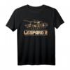Leopard 2 Kampfpanzer T-Shirt - Deutsches Militärfahrzeug für Panzerfans und Militärhistorie-Liebhaber