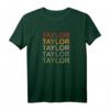Personalisiertes Retro Taylor T-Shirt mit Namen - Perfektes Geschenk für Frauen, Töchter, Mütter & Freundinnen