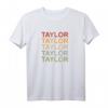 Personalisiertes Retro Taylor T-Shirt mit Namen - Perfektes Geschenk für Frauen, Töchter, Mütter & Freundinnen