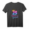 25. Geburtstag Frauen - Birthday Queen 25 T-Shirt | Stylisches Geburtstagsgeschenk für Frauen zum 25. Geburtstag