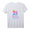 25. Geburtstag Frauen - Birthday Queen 25 T-Shirt | Stylisches Geburtstagsgeschenk für Frauen zum 25. Geburtstag
