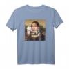 Aesthetic La Gioconda Mona Lisa E-Girl Pop Culture T-Shirt – Modernes Renaissance Kunst Design für Streetwear & Edgy Fashion