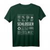 Lustiges Schlosser T-Shirt mit Spruch und Hinweisen - Spaßiges Berufsmotiv für Männer im Handwerk & Bauwesen