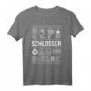Lustiges Schlosser T-Shirt mit Spruch und Hinweisen - Spaßiges Berufsmotiv für Männer im Handwerk & Bauwesen