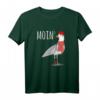 Herren Moin Spruch T-Shirt mit Möwe, Anker Tattoo & Meer-Motiv - Perfekt für Sommer, Urlaub & Strand in Nordsee, Ostsee oder Hansestädten
