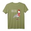 Herren Moin Spruch T-Shirt mit Möwe, Anker Tattoo & Meer-Motiv - Perfekt für Sommer, Urlaub & Strand in Nordsee, Ostsee oder Hansestädten