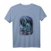 Mystery Drache und Wolf Wilde Kreaturen T-Shirt – Lustiges Fantasy Tiermotiv, Klassisch geschnitten, Perfekt als Geschenk zum Geburtstag