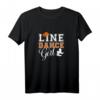 Damen Line Dance T-Shirt für Country Tänzerin - Perfektes Geschenk für Tänzerinnen mit Cowboyhut und Cowboystiefeln
