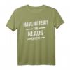 Klaus TShirt Lustiger Geburtstags Spruch mit Namen - Personalisiertes Männer T-Shirt im Used Look für Spaß und Humor